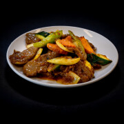 Beef with Satay Sauce